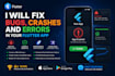 fix bugs, crashes and errors in your flutter app