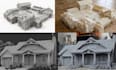 design print and paint  architectural 3d model house 3d model stl file and ship