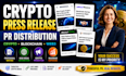 do crypto press release blockchain nft PR crypto promotion and distribution