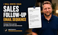 write your sales follow up email sequence