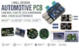 design automotive pcb can bus can fd, ecu hardware and j1939 electronics