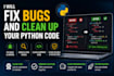 python bugs and give you clean code