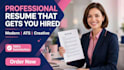 write resume, CV, cover letter, linkedin that gets you hired