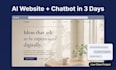 build your ai powered website with a custom chatbot