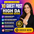 publish guest post backlinks on high da websites