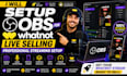 setup obs studio for whatnot live selling and professional streaming