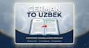 translate your documents from german to uzbek
