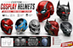 design custom 3d cosplay helmets, wearable helmets and stl files