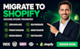 wix to shopify wordpress to shopify woocommerce to shopify squarespace migration
