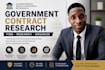 write professional government contract proposals