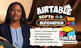 do airtable automation, clay com, softr webapp, airtable database crm, n8n ai