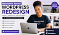 breakdance redesign, wordpress redesign, breakdance builder, business website