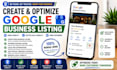 create and optimize google business listing