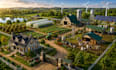 create a 3d farm and agricultural landscape visualization