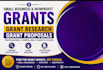 do grant writing, grant proposal, grant research