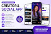 build a creator social app, live streaming app and community platform