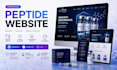 build fda compliant peptide website peptide wordpress website biotech website