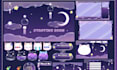 draw cozy and animated background overlay for twitch, streamer, vtuber