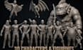 sculpt custom 3d characters, miniatures, statues and figures for 3d printing