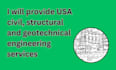 provide USA civil, structural and geotechnical engineering services