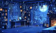 design cozy and animated vtuber backgrounds, stream overlay, illustration design