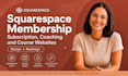 build squarespace membership, subscription, coaching and course websites