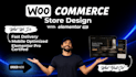 design a professional woocommerce online store with elementor pro