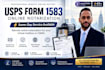 notarize your usps form 1583 online for a virtual mailbox