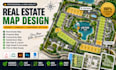 design real estate map, property map, community map, subdivision map, site plan