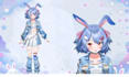 create 2d vtuber model live2d rigging chibi avatar  png tuber mmd vtuber model