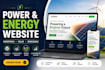 design power energy website, solar website or wordpress energy website developer