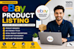 do professional ebay product listing and optimization
