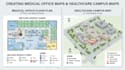 create medical office maps and healthcare campus maps
