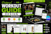 design workout guide layout in canva for gym coaches design ebook guide