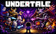make undertale rpg, pixel art, sprites sheet, characters, cover art, animation