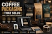design coffee label, coffee bag packaging and coffee product packaging