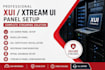 build xui admin panel, reseller panel, ssl, xtream ui panel, restream, mysql