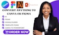 convert figma, ai, canva to powerpoint google slide template figma canva website