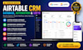 build airtable CRM, database and automation with softr, database crm in 24 hours