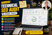 do a technical SEO audit and fix website issues