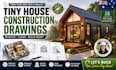 create tiny house construction drawings building plans per m it sets