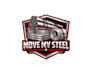 do good looking creative  steel logo with free source file