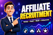 recruit high converting affiliates to grow your affiliate program sales