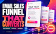 write persuasive email sales funnel copy and email sequence copywriting