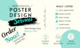 design all types of posters in canva