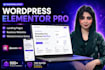 design custom wordpress website with elementor or bricks