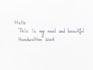 do neat and beautiful handwritten notes