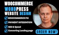 build a professional wordpress woocommerce online store
