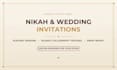 create custom nikah and wedding invitation cards