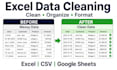 format and organize your excel or CSV data
